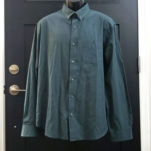 Old Navy Green Slim Fit  Buttonup Sz XL